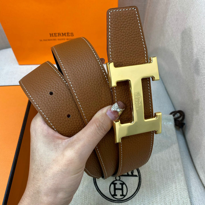 商品名称：エルメス HERMES JS-HEP23002JZ　2023年春夏最新入荷 リバーシブルベルト 幅38mm カーフレザー