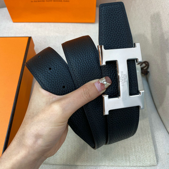 エルメス HERMES JS-HEP23002YK　2023年春夏最新入荷 リバーシブルベルト 幅38mm カーフレザー