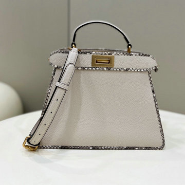 フェンディ FENDI 168-FD80019SBS 2023年最新入荷 ピーカブー トートバッグ ハンドバッグ 2way ショルダーバッグ クロスボディバッグ レディースかばん
