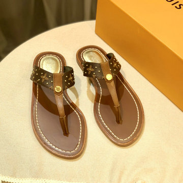 ルイヴィトン LOUISVUITTON JS-LVJ23001　2023年春夏最新入荷 フリップフロップ サンダル ぺたんこサンダル サマーサンダル ビーチサンダル ミュール レディースシューズ