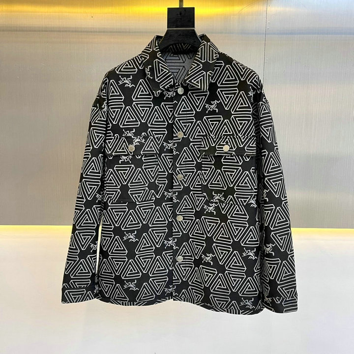 商品名称：アークテリクス ARC'TERYX MS-JKAT23003　2023最新入荷 ボタンクロージャー デニムジャケット 長袖 アウターコート ロングスリーブ トップスコート