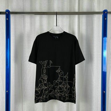 商品名称：ルイヴィトン LOUISVUITTON MS-TDLV23003 2023年春夏最新入荷 Tシャツ 半袖 ショートスリーブ ヴィンテージジャージ スウェットシャツ 短袖 クルーネック