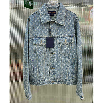 商品名称：ルイヴィトン LOUISVUITTON MS-WNLV23001 2023年春夏最新入荷 ボタンクロージャー デニムジャケット 長袖 アウターコート ロングスリーブ トップスコート