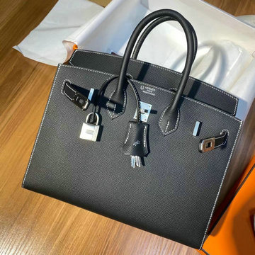 商品名称：エルメス HERMES 063-HBK25WESZYBK 2023最新入荷 バーキンバッグ トップハンドルバッグ トートバッグ ハンドバッグ レディースかばん ヴォーエプソン