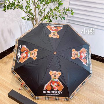 バーパリー BURBERRY 99-YSBR23006  2023年春夏最新入荷 雨傘 ジャンプ傘 フォールディングアンブレラ UVカット 日傘 折りたたみ傘