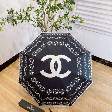シャネル CHANEL 99-YSCH23003 2023年春夏最新入荷 雨傘 ジャンプ傘 フォールディングアンブレラ UVカット 日傘 折りたたみ傘