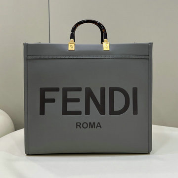 フェンディ FENDI 168-FD8266HS　2022年最新入荷 サンシャイン ミディアム ショッパーバッグ トートバッグ ハンドバッグ 2way ショルダーバッグ キャンパス 刺繍 バッグ