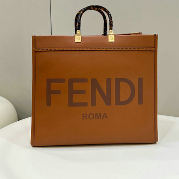 フェンディ FENDI 168-FD8266KF　2022年最新入荷 サンシャイン ミディアム ショッパーバッグ トートバッグ ハンドバッグ 2way ショルダーバッグ キャンパス 刺繍 バッグ