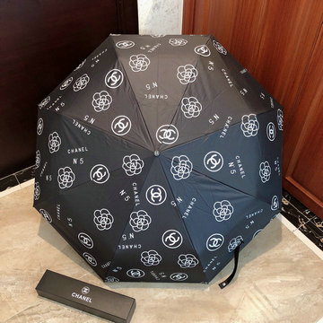 シャネル CHANEL 99-YSCH23013 2023年春夏最新入荷 雨傘 ジャンプ傘 フォールディングアンブレラ UVカット 日傘 折りたたみ傘