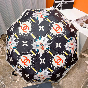 シャネル CHANEL 99-YSCH23018 2023年春夏最新入荷 雨傘 ジャンプ傘 フォールディングアンブレラ UVカット 日傘 折りたたみ傘