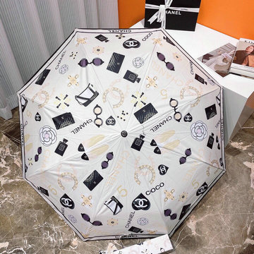 シャネル CHANEL99-YSCH23021  2023年春夏最新入荷 雨傘 ジャンプ傘 フォールディングアンブレラ UVカット 日傘 折りたたみ傘