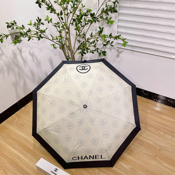 シャネル CHANEL 99-YSCH23031 2023年春夏最新入荷 雨傘 ジャンプ傘 フォールディングアンブレラ UVカット 日傘 折りたたみ傘