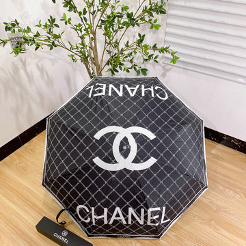 シャネル CHANEL 99-YSCH23033 2023年春夏最新入荷 雨傘 ジャンプ傘 フォールディングアンブレラ UVカット 日傘 折りたたみ傘