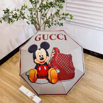 グッチ GUCCI 99-YSGG23002 2023年春夏最新入荷 雨傘 ジャンプ傘 フォールディングアンブレラ UVカット 日傘 折りたたみ傘