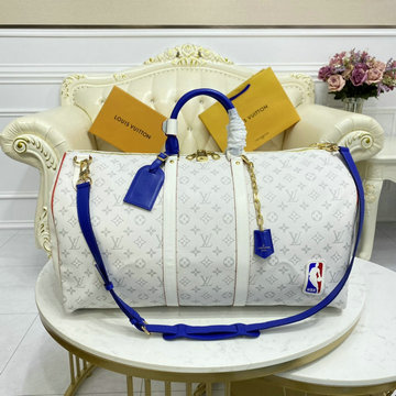 商品名称：ルイヴィトン LOUISVUITTON 057-M45586　2020年最新入荷 LVXNBA キーポル バンドリエール 55 ボストンバッグ 旅行かばん トラベルバッグ モノグラムキャンバス