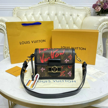 ルイヴィトン LOUISVUITTON 057-M45889　2021年最新入荷 ドーフィーヌ MINI 斜め掛け ショルダーバッグ クロスボディバッグ レディースかばん モノグラムキャンパス