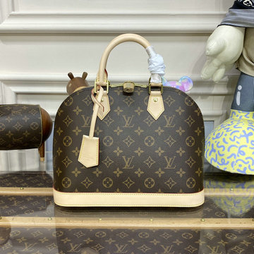 ルイヴィトン LOUISVUITTON 057-M53151　2020年最新入荷 アルマ PM トートバッグ ハンドバッグ 2way ショルダーバッグ モノグラムキャンパス