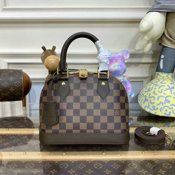 ルイヴィトン LOUISVUITTON 057-N41221　2020年最新作 アルマBB ハンドバッグ トートバッグ 2way ショルダーバッグ ダミエエベヌキャンパス