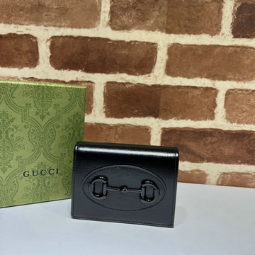 商品名称：グッチ GUCCI 057-GG621887PBK　2023年最新入荷 1955 ホースビット カードケース ウォレット 二つ折り短財布 コインケース 札入れ レザー
