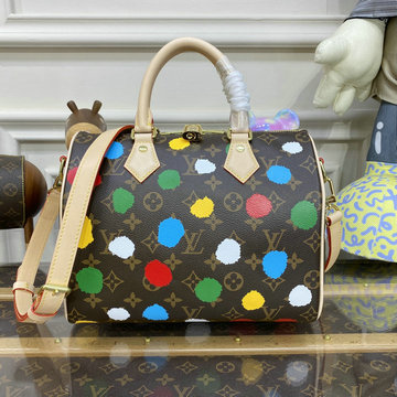 商品名称：ルイヴィトン LOUISVUITTON 057-M46433  2023年最新入荷 LVxYK スピーディ バンドリエール 25 ボストンバッグ トートバッグ ショルダーバッグ レディースかばん