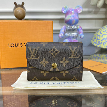 ルイヴィトン LOUISVUITTON 057-M62361 2023年最新入荷 ポルトモネ ロザリ 小銭入れ コインケース 短財布 名刺入れ モノグラムキャンパス