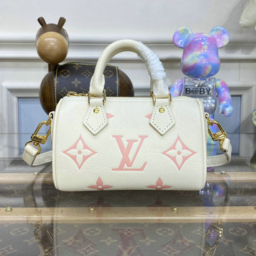ルイヴィトン LOUISVUITTON 057-M81913 2023年最新入荷 ナノ スピーディ バンドリエール ボストンバッグ トートバッグ ショルダーバッグ レディースかばん