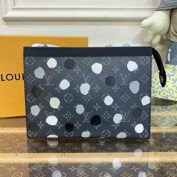 商品名称：ルイヴィトン LOUISVUITTON 057-M81934 2023年最新入荷 LVxYK ポシェット ヴォワヤージュ ポーチ 手持ちかばん クラッチバッグ メンズかばん 手持ち キャリーバッグ