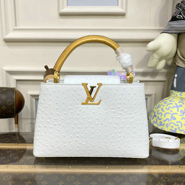 商品名称：ルイヴィトン LOUISVUITTON 057-M93483DB 2023年最新入荷 カプシーヌ MM トップハンドルバッグ トートバッグ ハンドバッグ 2way 斜め掛け ショルダーバッグ