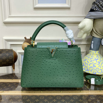 商品名称：ルイヴィトン LOUISVUITTON 057-M93483DG 2023年最新入荷 カプシーヌ MM トップハンドルバッグ トートバッグ ハンドバッグ 2way 斜め掛け ショルダーバッグ