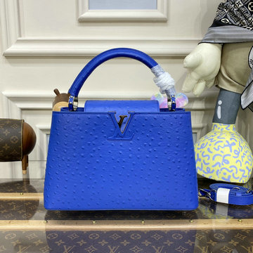 商品名称：ルイヴィトン LOUISVUITTON 057-M93483DL 2023年最新入荷 カプシーヌ MM トップハンドルバッグ トートバッグ ハンドバッグ 2way 斜め掛け ショルダーバッグ