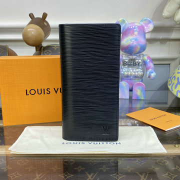 商品名称：ルイヴィトンLOUIS VUITTON 057-M60622　2018年新作 ポルトフォイユ ブラザ 二つ折り長財布 ロングウォレット エピレザー 黒