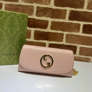 商品名称：グッチ GUCCI 057-GG725215FH2023年最新入荷 ブロンディ チェーン コンチネンタルウォレット 斜め掛け ショルダーバッグ クロスボディバッグ レザー
