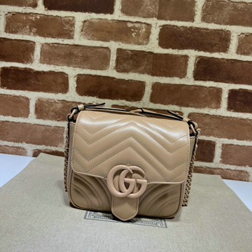 商品名称：グッチ GUCCI 057-GG739681LF2023年最新入荷 GGマーモント キルティング ショルダーバッグ クロスボディバッグ ミニバッグ レディースかばん