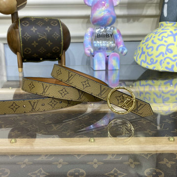 ルイヴィトン LOUISVUITTON 057-M0595V2022年最新入荷 サンチュール LV エクリプス 20MM リバーシブル ベルト レディースベルト