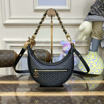 ルイヴィトン LOUISVUITTON 057-M225912023年最新入荷 ループ ホーボーバッグ 肩掛け ショルダーバッグ クロスボディバッグ レディースかばん カーフスキン