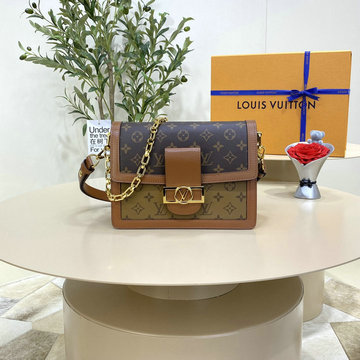 ルイヴィトン LOUISVUITTON 057-M459582023年最新入荷 ドーフィーヌ MM クロスボディ 斜め掛け ショルダーバッグ レディースかばん モノグラム