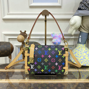 ルイヴィトン LOUISVUITTON 057-M46358K2023年最新入荷 サイド トランク PM トートバッグ 2way 斜め掛け ショルダーバッグ クロスボディバッグ