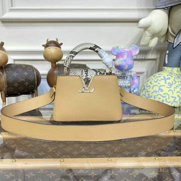 商品名称：ルイヴィトン LOUISVUITTON 057-N80741X2023年最新入荷 カプシーヌ BB トップハンドルバッグ トートバッグ ハンドバッグ 2way 斜め掛け ショルダーバッグ