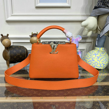 ルイヴィトン LOUISVUITTON 2023年最新入荷 カプシーヌ BB トップハンドルバッグ トートバッグ ハンドバッグ 2way 斜め掛け ショルダーバッグ