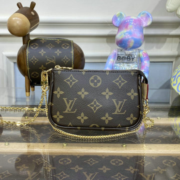 ルイヴィトン LOUISVUITTON 057-M825102023年最新入荷 ミニ ポシェット アクセソワール チェーンポーチ クラッチバッグ ショルダーバッグ