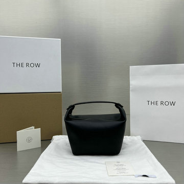 商品名称：ザ ロウ THE ROW 99-TR1834BK 2023最新入荷 お弁当袋 ホーボーバッグ トップハンドルバッグ トートバッグ ハンドバッグ レザー