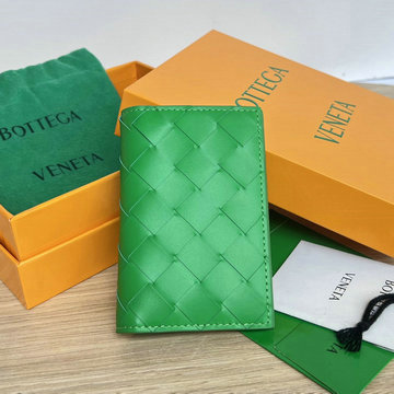 商品名称：ボッテガヴェネタ BOTTEGAVENETA aj-BOV592619QGL 2023年最新入荷 フラップカードケース 二つ折り短財布 カード入れ レザー