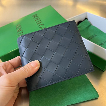 商品名称：ボッテガヴェネタ BOTTEGAVENETA aj-BOV605721QSL 2023年最新入荷 二つ折り短財布 ショートウォレット カード入れ 札入れ