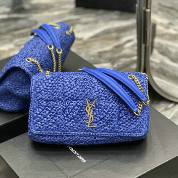 イヴサンローラン Saint laurent YSL 99-YSL515821BLS 2023年最新入荷 ジェイミー ミディアム ラフィア フラップバッグ 斜め掛け ショルダーバッグ