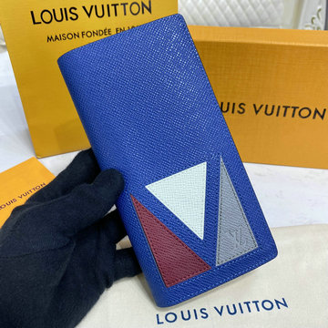 ルイヴィトン LOUISVUITTON 057-M30791L 2023年最新入荷 ポルトフォイユ ブラザ NM 二つ折り長財布 ロングウォレット カードケース 札入れ タイガレザー