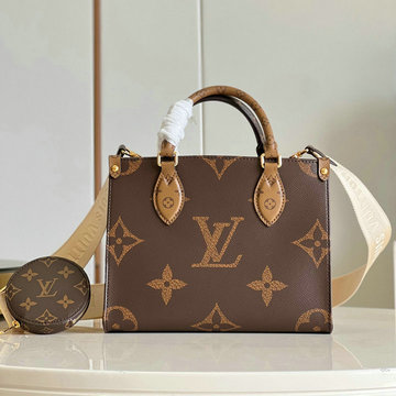 ルイヴィトン LOUISVUITTON 99-M46373 2023年最新入荷 オンザゴー PM ハンドバッグ トートバッグ ママバッグ ショッピングバッグ ウィメンズかばん