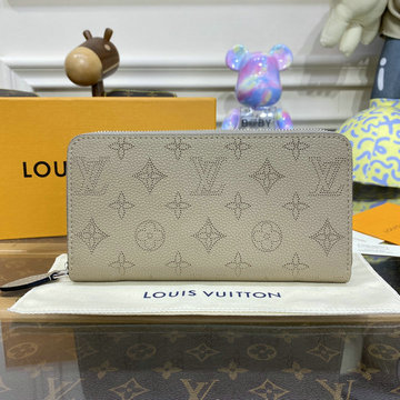 商品名称：ルイヴィトン LOUISVUITTON 057-M69821 2023年最新入荷 ジッピーウォレット ラウンドファスナー長財布 ロングウォレット カード入れ 小銭入れ マヒナレザー