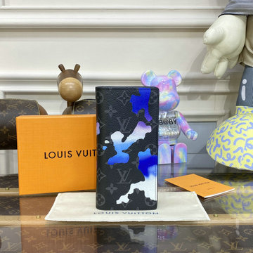 ルイヴィトン LOUISVUITTON 057-M81752 2023年最新入荷 ポルトフォイユ ブラザ NM 二つ折り長財布 ロングウォレット カードケース 札入れ モノグラムエクリプス