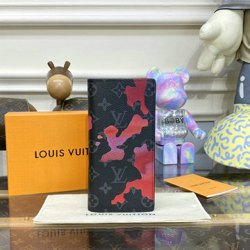 商品名称：ルイヴィトン LOUISVUITTON 057-M81752R 2023年最新入荷 ポルトフォイユ ブラザ NM 二つ折り長財布 ロングウォレット カードケース 札入れ モノグラムエクリプス