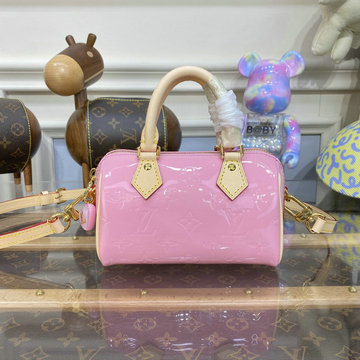 商品名称：ルイヴィトン LOUISVUITTON 057-M81879 2023年最新入荷 ナノ スピーディ ボストンバッグ トートバッグ 斜め掛け ショルダーバッグ クロスボディバッグ